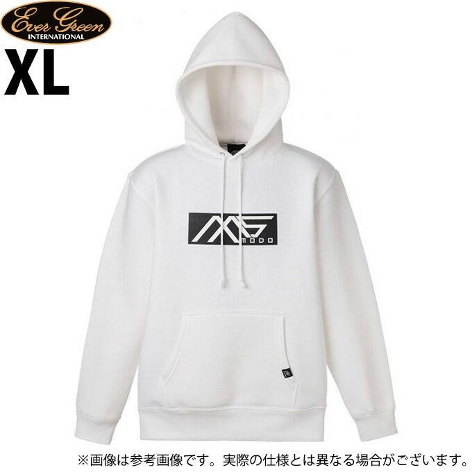 (c)【取り寄せ商品】 エバーグリーン MS-modo プルパーカー タイプ2 (ホワイト／XL) (フィッシングウェア)