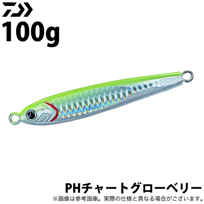 (5) ダイワ ソルティガ TGベイト 100g PHチャートグローベリー (メタルジグ／2022年追加カラー)