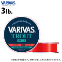 (c)【メール便配送可】【取り寄せ商品】 バリバス VARIVASトラウト ナイロン (3LB.／オレンジ) 100m平行巻 (釣糸 ナイロンライン／2023年モデル) /モーリス