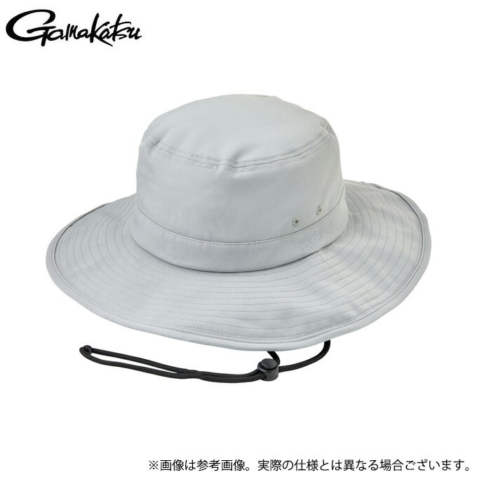 (c)【取り寄せ商品】 がまかつ ラグゼ LE9017 (ライトグレー／F) フレックスブリムハット (帽子・ハット／2023年春夏モデル)