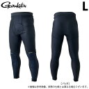 (c)【取り寄せ商品】 がまかつ GM3709 (L/ブラック) 2WAYプロテクトタイツ (フィッシングウェア・鮎用品/2023年春夏モデル)