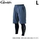 (c)【取り寄せ商品】 がまかつ GM3696 (L/グレー) サマードライショートパンツ(インナー付き) (フィッシングウェア/2023年春夏モデル) 【Σ01】