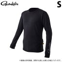 (c)【取り寄せ商品】 がまかつ GM3704 (S／ブラック) NO FLY ZONE(R) ロングスリーブクールTシャツ (フィッシングウェア／2023年春夏モデル)