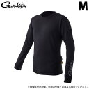 (c)【取り寄せ商品】 がまかつ GM3704 (M/ブラック) NO FLY ZONE(R) ロングスリーブクールTシャツ (フィッシングウェア/2023年春夏モデル)