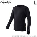 (c)【取り寄せ商品】 がまかつ GM3704 (L／ブラック) NO FLY ZONE(R) ロングスリーブクールTシャツ (フィッシングウェア／2023年春夏モデル)