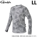(c)【取り寄せ商品】 がまかつ GM3704 (LL/グレーカモフラージュ) NO FLY ZONE(R) ロングスリーブクールTシャツ (フィッシングウェア/2023年春夏モデル)