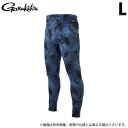 (c)【取り寄せ商品】 がまかつ GM3705 (L/ネイビーカモフラージュ) NO FLY ZONE(R) クールレギンス (フィッシングウェア/2023年春夏モデル)