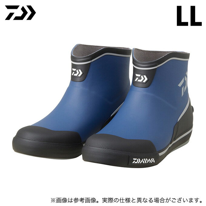 (c)【取り寄せ商品】 ダイワ DB-1412 ネイビー／LL(26.0〜27.0) ベリーショートネオデッキブーツ (靴・..