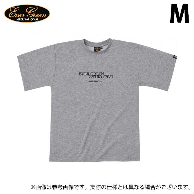 (c)【取り寄せ商品】 エバーグリーン E.G.ドライミックス Tシャツ Aタイプ (グレー／M) (フィッシングウェア／2023年モデル)