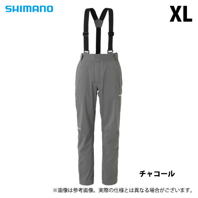 (5)【目玉商品】 シマノ RA-002V (XL／チャコール) ゴアテックス プロ アングラーズシェル パンツ (フィッシングウェア)