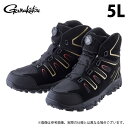 (c)【取り寄せ商品】 がまかつ GM4539 (5L/ブラック×ゴールド) ダブルグリップ スパイクシューズ(防水) (靴・シューズ/2023年モデル)(4)