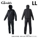 (c)【取り寄せ商品】 がまかつ GM3714 (ブラック×ブラック/LL) スウェットスーツ (フィッシングウェア/2023年秋冬モデル) /23AW