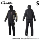 (c)【取り寄せ商品】 がまかつ GM3714 (ブラック×ゴールド/S) スウェットスーツ (フィッシングウェア/2023年秋冬モデル) /23AW