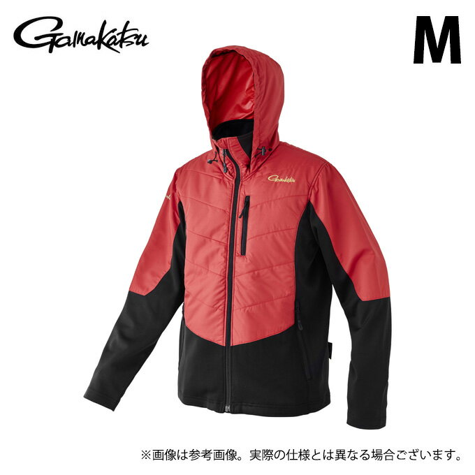 (c)【取り寄せ商品】 がまかつ GM3716 (レッド／M) アクティブインシュレーションパーカー (フィッシングウェア／2023年秋冬モデル) /23AW