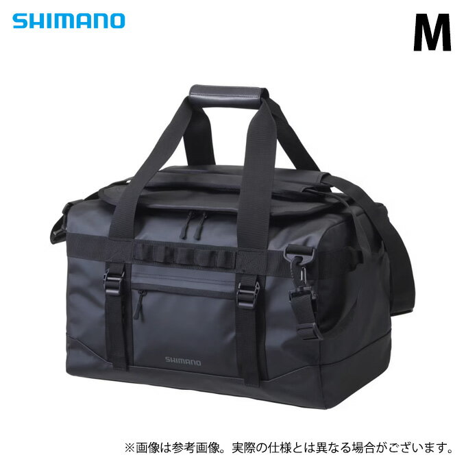 (5) シマノ BA-102W (ブラック／M) アングラーズダッフル (鞄・バッグ／2023年秋冬モデル) /23AW