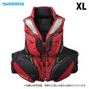 (5) シマノ VF-130W (ブラッドレッド/XL) リミテッドプロ フローティングベスト (枕付) (フローティングベスト/2023年秋冬モデル) /23AW