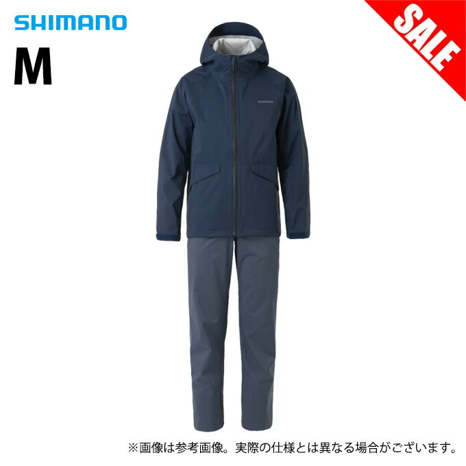 (7)【目玉商品】 シマノ RA-005V (M／ネイビー) ベーシック フィッシングレインスーツ (フィッシングウェア／2022年春夏モデル) /1s6a1l7e-wear / s-w-23