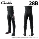 (c)【取り寄せ商品】 がまかつ GM5825 (28B/ブラック) 胴付ウェーダー(先割・4mm厚) (鮎タイツ・鮎用品) /Gamakatsu /2024年...