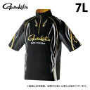 (c)【取り寄せ商品】 がまかつ GM3735 (7L/ブラック) 2WAYプリントジップシャツ (フィッシングウェア・鮎用品) /Gamakatsu /2024年鮎カタログ製品 【Σ01】