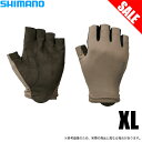 (5)【目玉商品】シマノ GL-007V (カーキ／XL) センシティブ グローブ 5 (手袋 フィッシンググローブ) /1s6a1l7e-wear / s-w-23