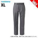 (7)【目玉商品】 シマノ RA-024W (XL/チャコール) アングラーズシェル パンツ 01 (フィッシングウェア/2023年春夏モデル) /1s6a1l7e-wear / s-w-23