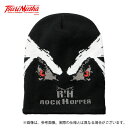 (c)【取り寄せ商品】 釣武者 ROCK HOPPER ニット ブラックペンギン フリー (帽子・ニットキャップ／2023-24年モデル) /ロックホッパー /TsuriMusha