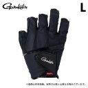 (c)【取り寄せ商品】 がまかつ GM7296 (ブラック×ブラック/L) エルゴグリップグローブ(5本切/ハーフショート) (手袋・グローブ/2024年モデル) /Gamakatsu(4)