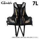 (c)【取り寄せ商品】 がまかつ GM2197 (7L/ブラック) アルテマシールドプロ フローティングベスト (フィッシングベスト/2024年モデル) /Gamakatsu
