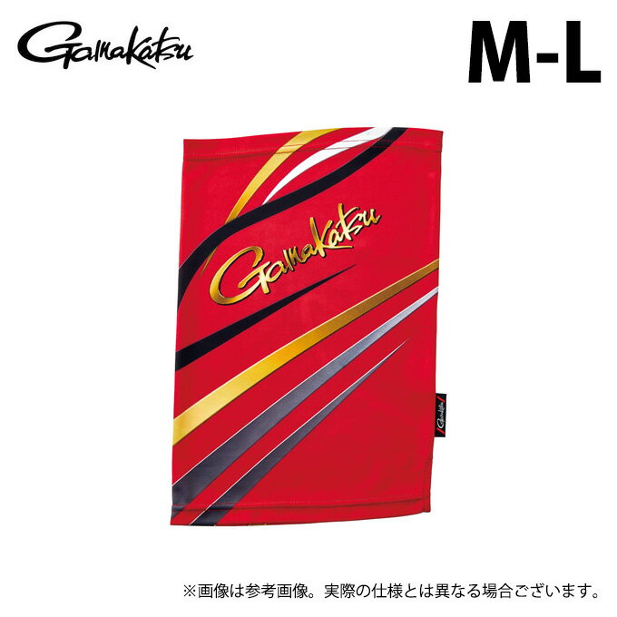 (c)【取り寄せ商品】 がまかつ GM3746 (M-L／レッド) 2WAY プリントネックガード (フィッシングウェア・鮎用品) /ネックゲーター /ネックゲイター /Gamakatsu /2024年鮎カタログ製品