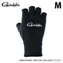(c)【取り寄せ商品】 がまかつ GM7299 (M/ブラック) 鮎グローブ(5本切・手甲) (手袋・グローブ/鮎用品) /5本カット /Gamakatsu /2024年鮎カタログ製品