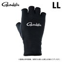 (c)【取り寄せ商品】 がまかつ GM7299 (LL/ブラック) 鮎グローブ(5本切・手甲) (手袋・グローブ/鮎用品) /5本カット /Gamakatsu /2024年鮎カタログ製品