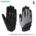 (c)【取り寄せ商品】 シマノ GL-045X (L／グレー) ロックショア プロ グローブ (手袋・フィッシンググローブ／2024年春夏モデル) /24SS