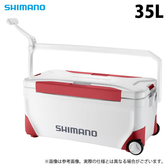 (c)【取り寄せ商品】 シマノ スペーザ ライト 35L キャスター (NS-E35Y) レッド (クーラーボックス) /35リットル /s-c_box