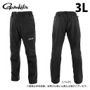 (c)【取り寄せ商品】 がまかつ GM3754 (3L/ブラック×ブラック) ストレッチボンディングフィッシングパンツ (フィッシングウェア/2024年秋冬モデ...