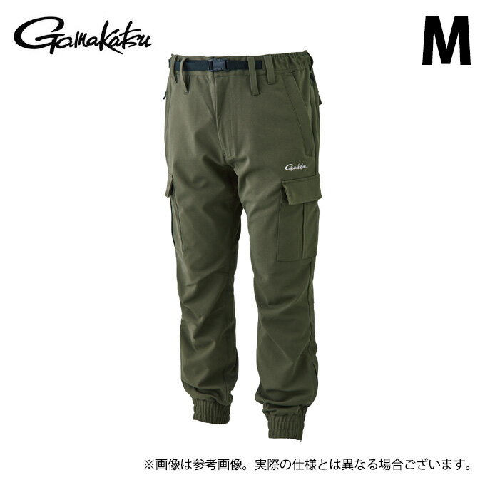 (c)【取り寄せ商品】 がまかつ GM3770 (M／オリーブドラブ) フィッシングパンツ(カーゴタイプ) (フィッシングウェア／2024年秋冬モデル) /がま磯 /24AW