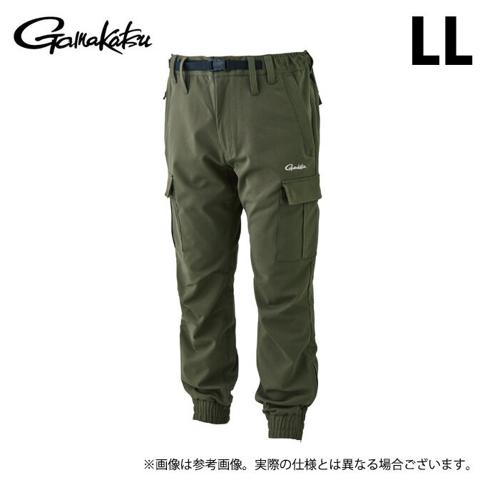 (c)【取り寄せ商品】 がまかつ GM3770 (LL／オリーブドラブ) フィッシングパンツ(カーゴタイプ) (フィッシングウェア／2024年秋冬モデル) /がま磯 /24AW 【Σ01】