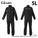 (c)【取り寄せ商品】 がまかつ GM3764 (5L/ブラック×ブラック) ソフトシェルスーツ (フィッシングウェア/2024年モデル) /がま磯