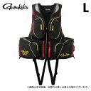 (c)【取り寄せ商品】 がまかつ GM2183 (L/ブラック×レッド) アルテマシールドプロフローティングベスト (フィッシングウェア/2024年モデル) /がま磯