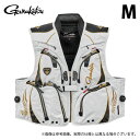 (c)【取り寄せ商品】 がまかつ GM2329 (M/ホワイト) アルテマシールドプロ ハーフメッシュベスト (フィッシングベスト/2025年春夏モデル) /2...