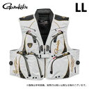(c)【取り寄せ商品】 がまかつ GM2329 (LL/ホワイト) アルテマシールドプロ ハーフメッシュベスト (フィッシングベスト/2025年春夏モデル) /...