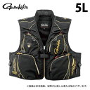 (c)【取り寄せ商品】 がまかつ GM2330 (5L/ブラック×ゴールド) アルテマシールドプロ ショートハーフメッシュベスト (フィッシングベスト/2025...