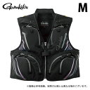 (c)【取り寄せ商品】 がまかつ GM2331 (M/Mブラック) ハーフメッシュベスト (フィッシングベスト/2025年春夏モデル) /25SS /Gamak...