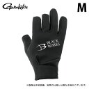 (c)【取り寄せ商品】 がまかつ GM7301 M/ブラック(BLACK WORKS) タイタニュームグローブ (手袋・グローブ/2024年秋冬モデル) /がま磯 /24AW