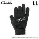 (c)【取り寄せ商品】 がまかつ GM7301 LL/ブラック(BLACK WORKS) タイタニュームグローブ (手袋・グローブ/2024年秋冬モデル) /がま磯 /24AW