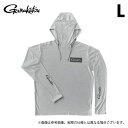 (c)【取り寄せ商品】 がまかつ GM3747 L/ホワイト×グレー(Gamakatsu) サンシェードフーディTシャツ (フィッシングウェア/2025年春夏モデル) /25SS 【Σ01】