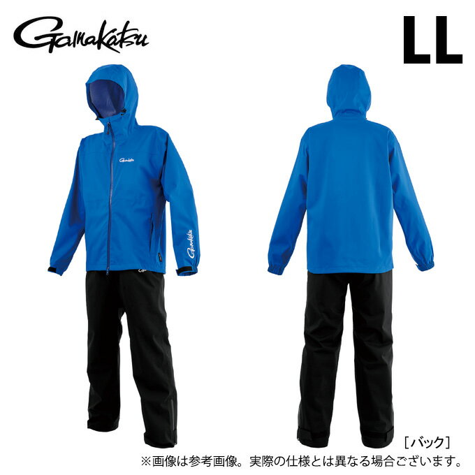 (c)【取り寄せ商品】 がまかつ GM3784 (LL／ブルー) Gスペック レインスーツ (フィッシングウェア／202..