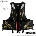 (c)【取り寄せ商品】がまかつ GM6005 アルテマシールドプロ フローティングベスト (ブラック 7L) ライフジャケット/2025年モデル