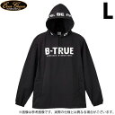 (c)【取り寄せ商品】 エバーグリーン B-TRUE パッカブルプルパーカー (ブラック/BK) (Lサイズ) (フィッシングウェア)