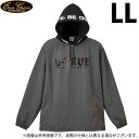 (c)【取り寄せ商品】 エバーグリーン B-TRUE パッカブルプルパーカー (グレー/BK) (LLサイズ) (フィッシングウェア)