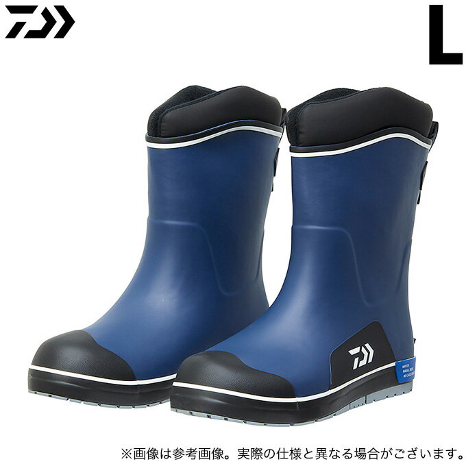 20211109-06【ウインターラジアルデッキブーツ WD-2402 (WINTER RADIAL DECK BOOTS WD-2402) 2021年秋冬】デザイン一新リニューアル。待望の3Lサイズ新ラインナップ・ウールフェルトにアルミ反射材を蒸着したインナーソックス内蔵により保温性が高く、さらに取り外しも可能・船上で高次元のグリップ力を発揮するオリジナル波形ラジアルデッキソール搭載 ・待望の3L（28.0〜28.5）サイズ新ラインナップ ・脱ぎやすいキックオフ ・履きやすいカカトループ ＜仕様詳細＞■外に熱を逃がさない高い保温力。■ラジアルデッキソール『オリジナル波形ラジアルデッキソール』防滑性・耐摩耗性を追及し、水を排出しやすいスリット付き。滑りやすい堤防や船上でも高次元のグリップ力を発揮。■インナーソックスウールフェルトにアルミ反射材を蒸着したインナーソックス内蔵により保温性が高く、さらに取り外しも可能■脱ぎやすいキックオフ■完全防水で内部をドライに■履きやすいカカトループ■ウェアが被ってもしっかり見えるロゴマーク●関連商品・ダイワ WD-2402